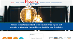 Desktop Screenshot of hannayelectric.com